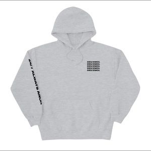 DEUX MOI LE DEUX GREY HOODIE LIMITED EDITION